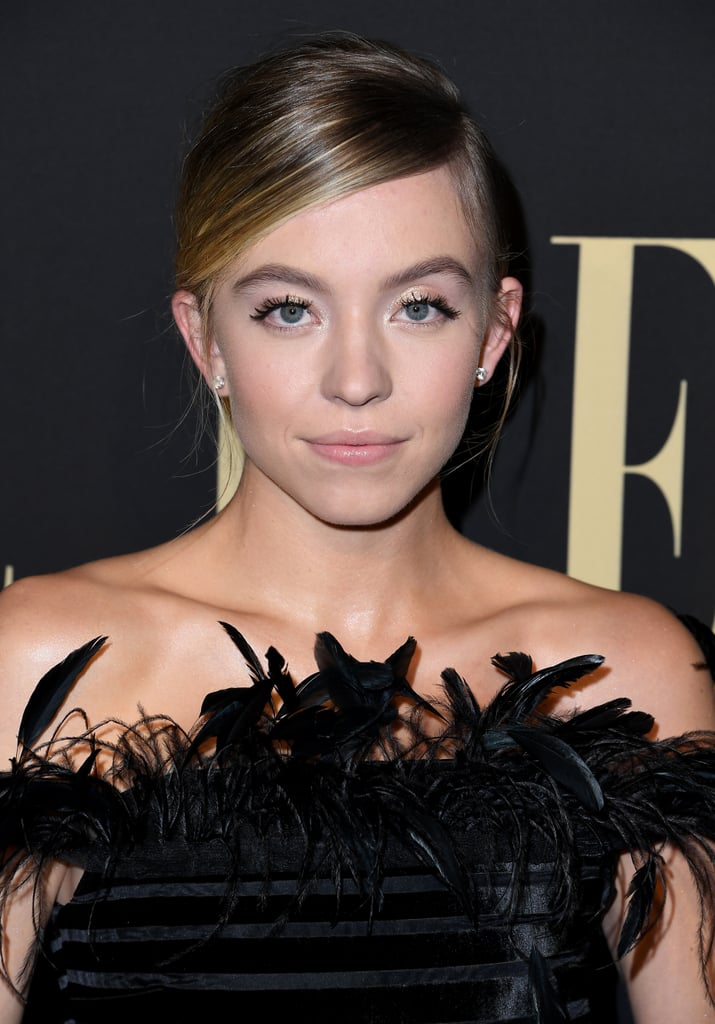 Sydney Sweeney's Ralph Lauren Feathered Minidress Is a Dream