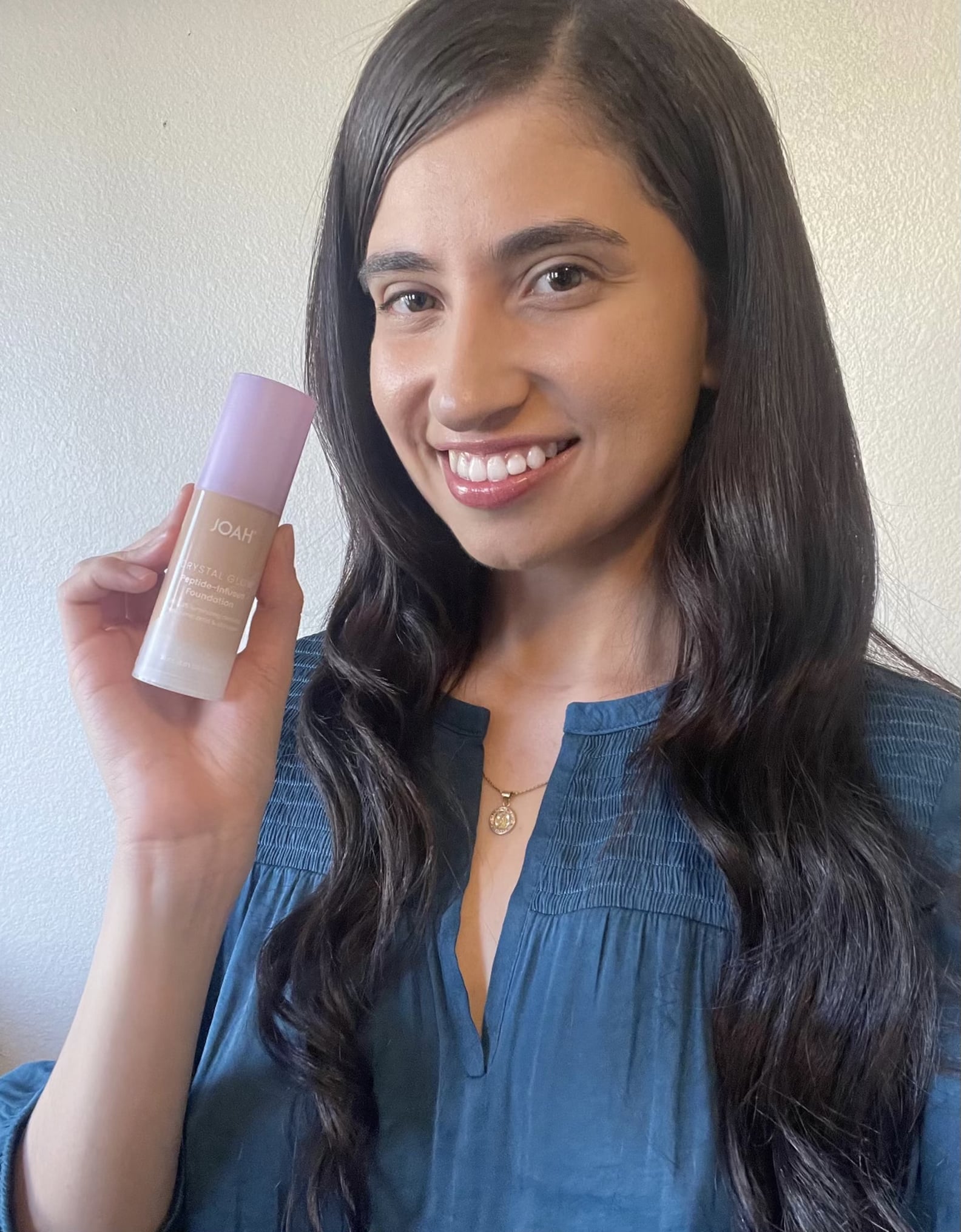 Joah Beauty Crystal Glow PeptideInfused Foundation Review POPSUGAR
