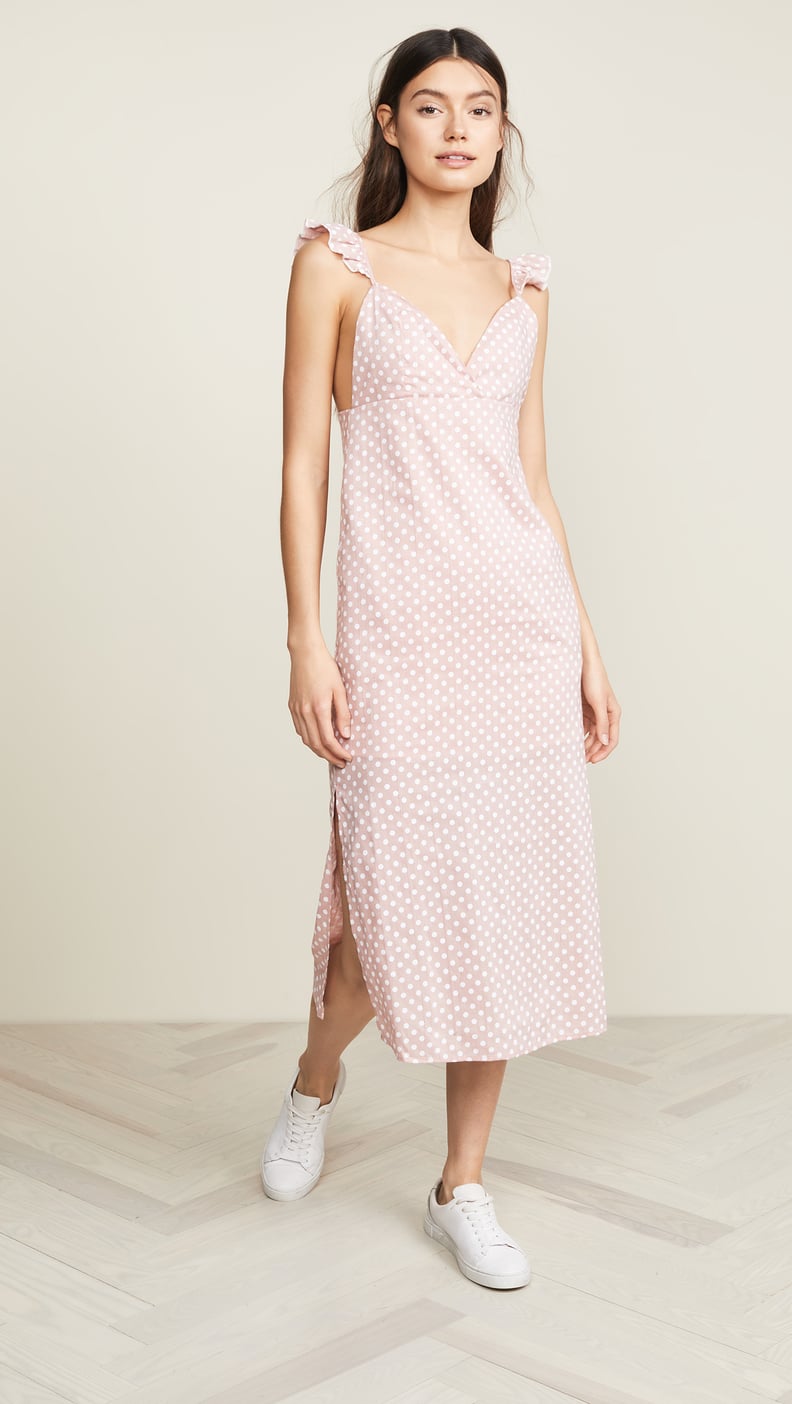 English Factory Polka Dot Slip Dress