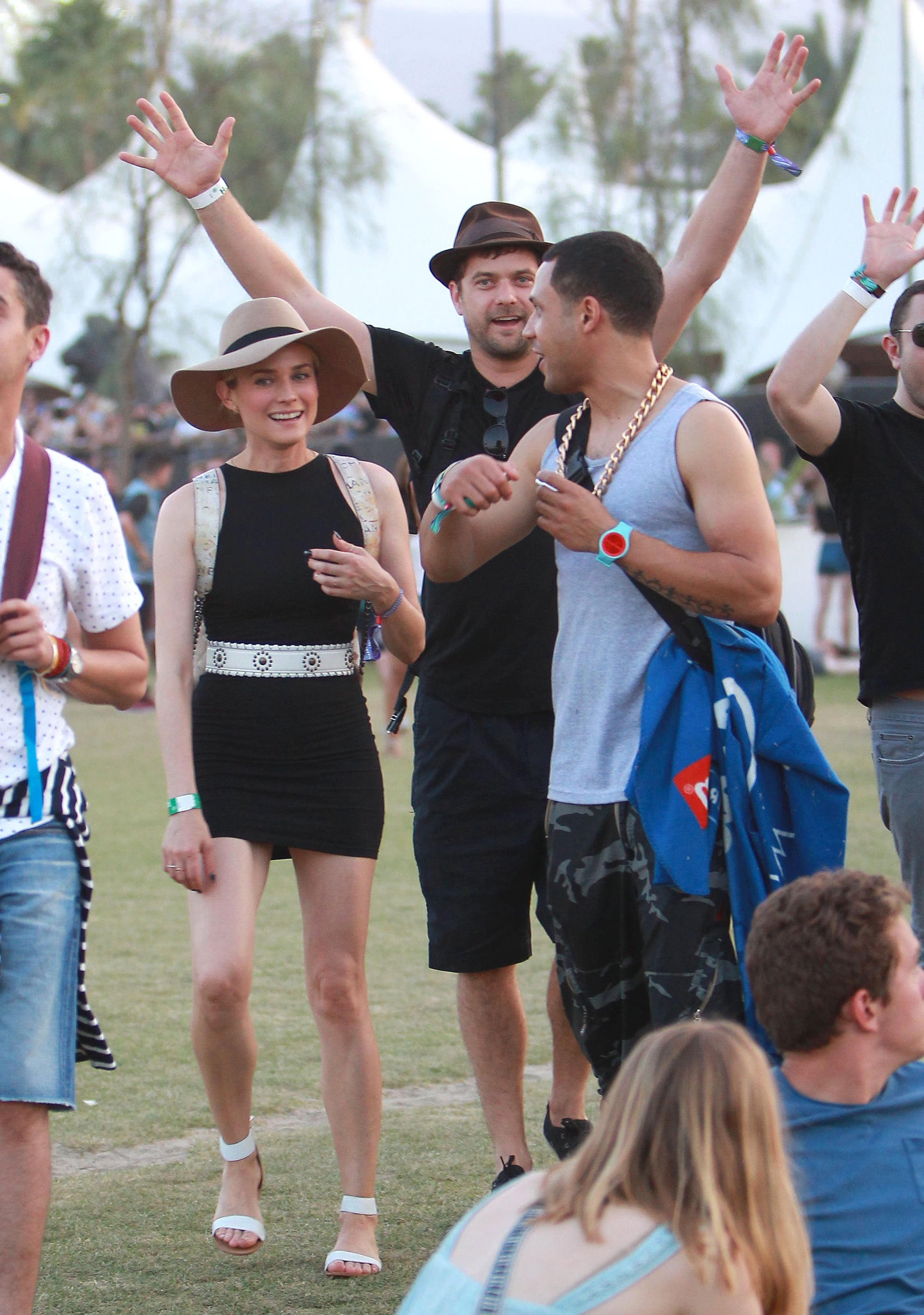 Diane Kruger Bares Midriff For Joshua Jackson at Coachella!: Photo 3094976, 2014 Coachella Music Festival, Diane Kruger, Festival Fever, Joshua  Jackson Photos