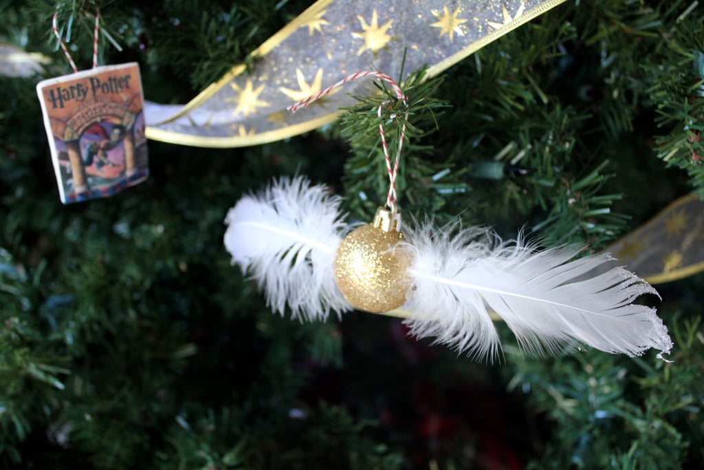 Decorate with snitch ornaments.