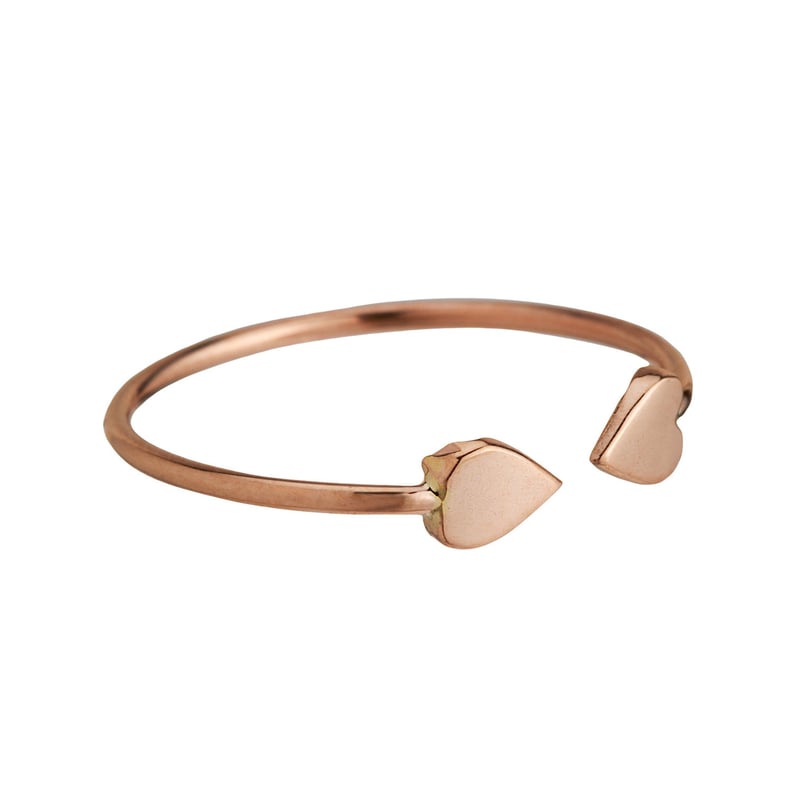 Loren Stewart Rose Gold Heart Ring