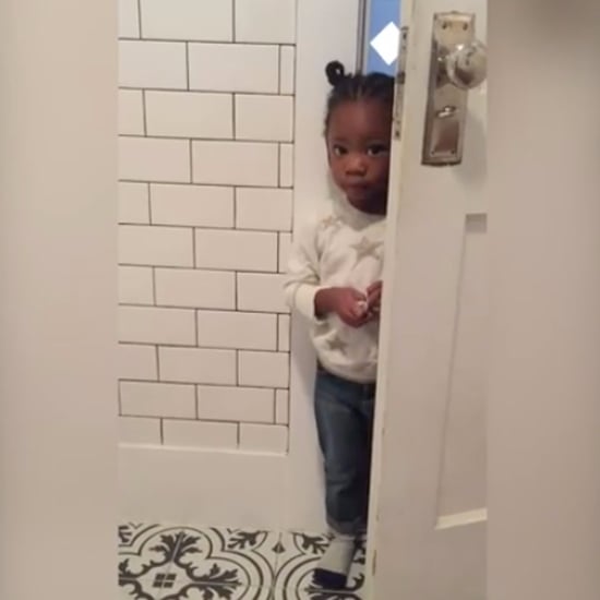 Video of Mom Trying to Use the Bathroom Without Her Toddler
