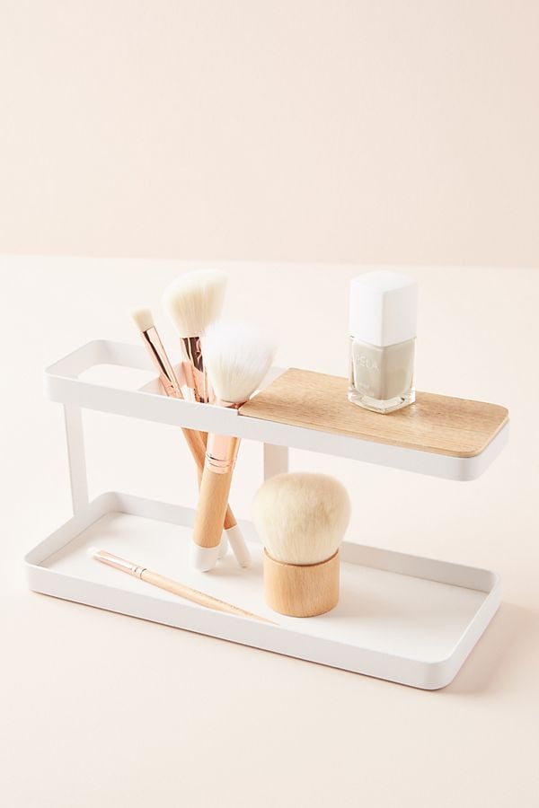 The Anthropologie Streamlined Vanity Storage ($30) is sleek and minimal.