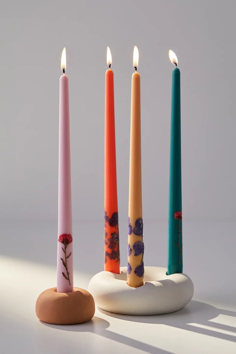 Winnie Floral Taper Candle Set