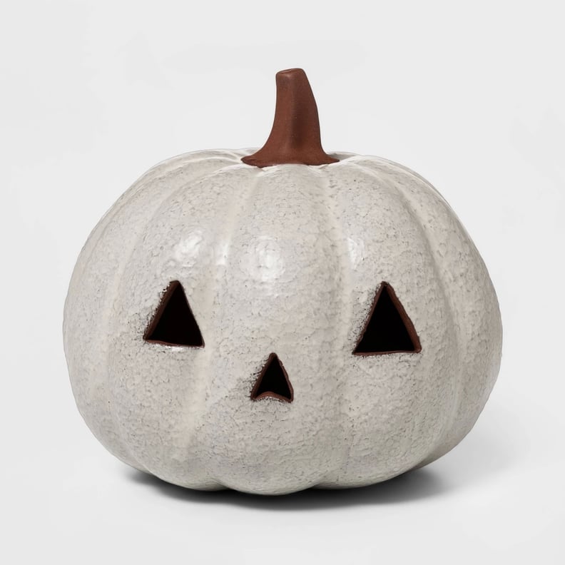 Terracotta Jack-o'-Lantern