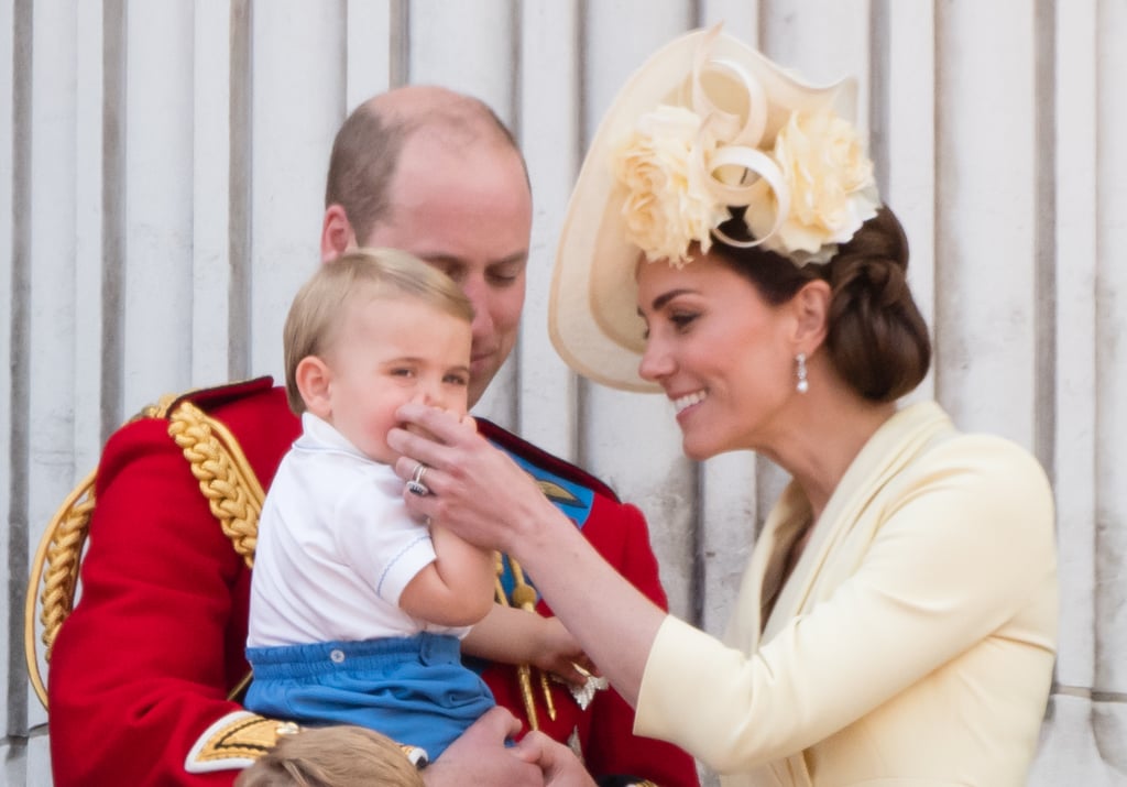 Prince Louis Sucking His Thumb at Trooping the Colour 2019