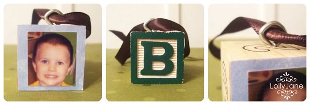 Alphabet Blocks Ornaments