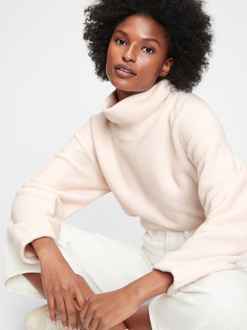 Gap Fleece Turtleneck Sweatshirt