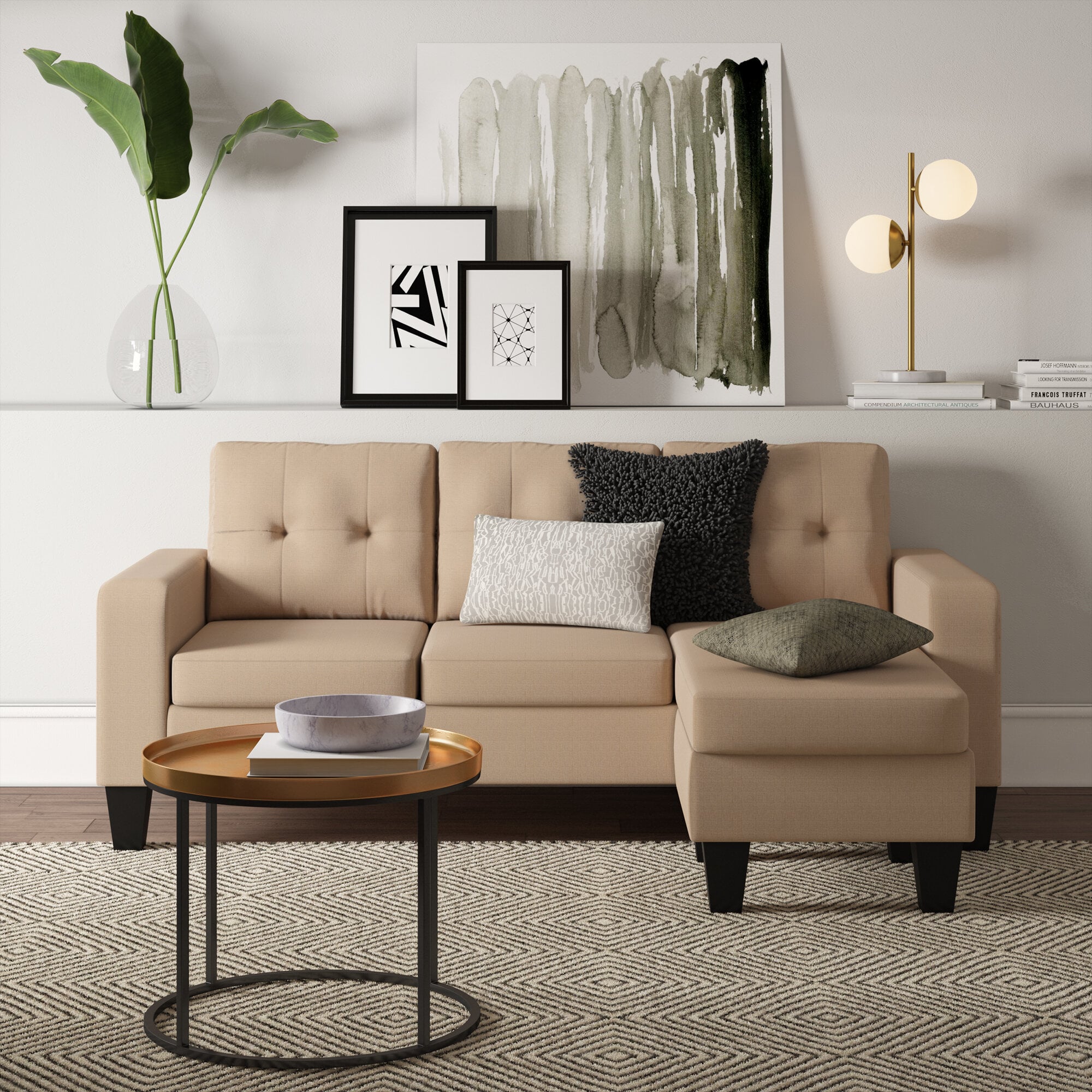 Sectional with ottoman on sale sale