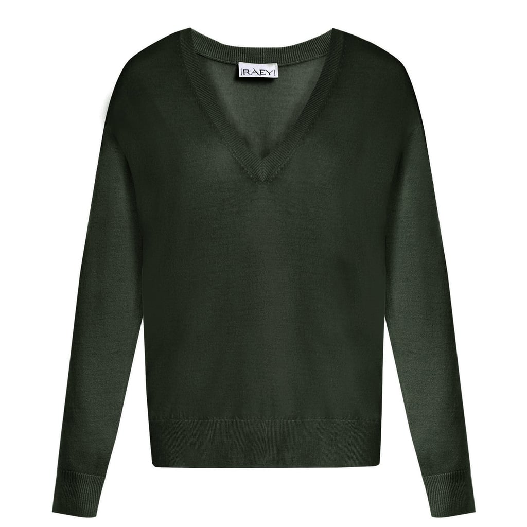 Raey V-Neck Fine-Knit Cashmere Sweater