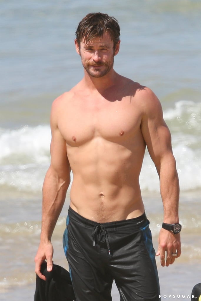 Chris Hemsworth and Matt Damon Australia Pictures April 2018