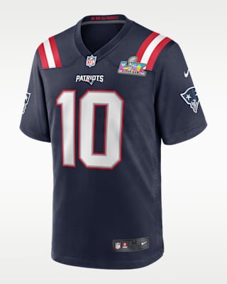 Drake Maye New England Patriots Super Bowl LX Nike NFL Game Jersey