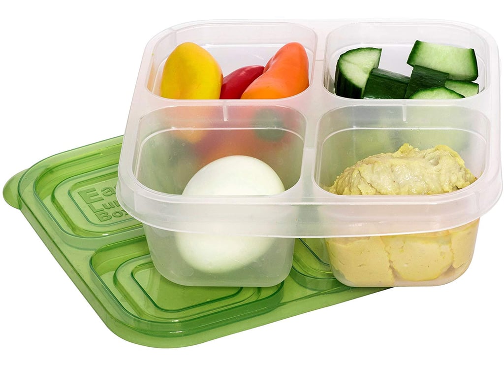 EasyLunchboxes 4-Compartment Snack Box Food Containers