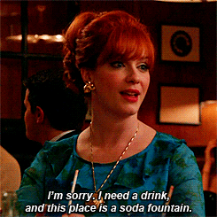 She's no longer afraid to ask for what she wants — even if that's just a stiff drink.