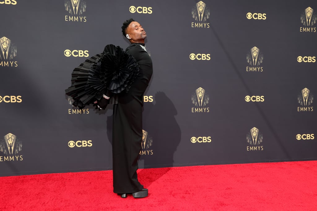 See Billy Porter's Black Swan Emmys Red Carpet Look 2021