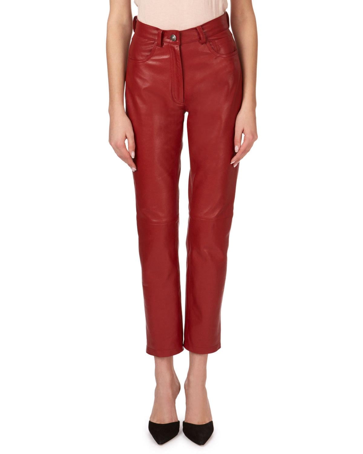 Magda Butrym Evansville Leather Pants 