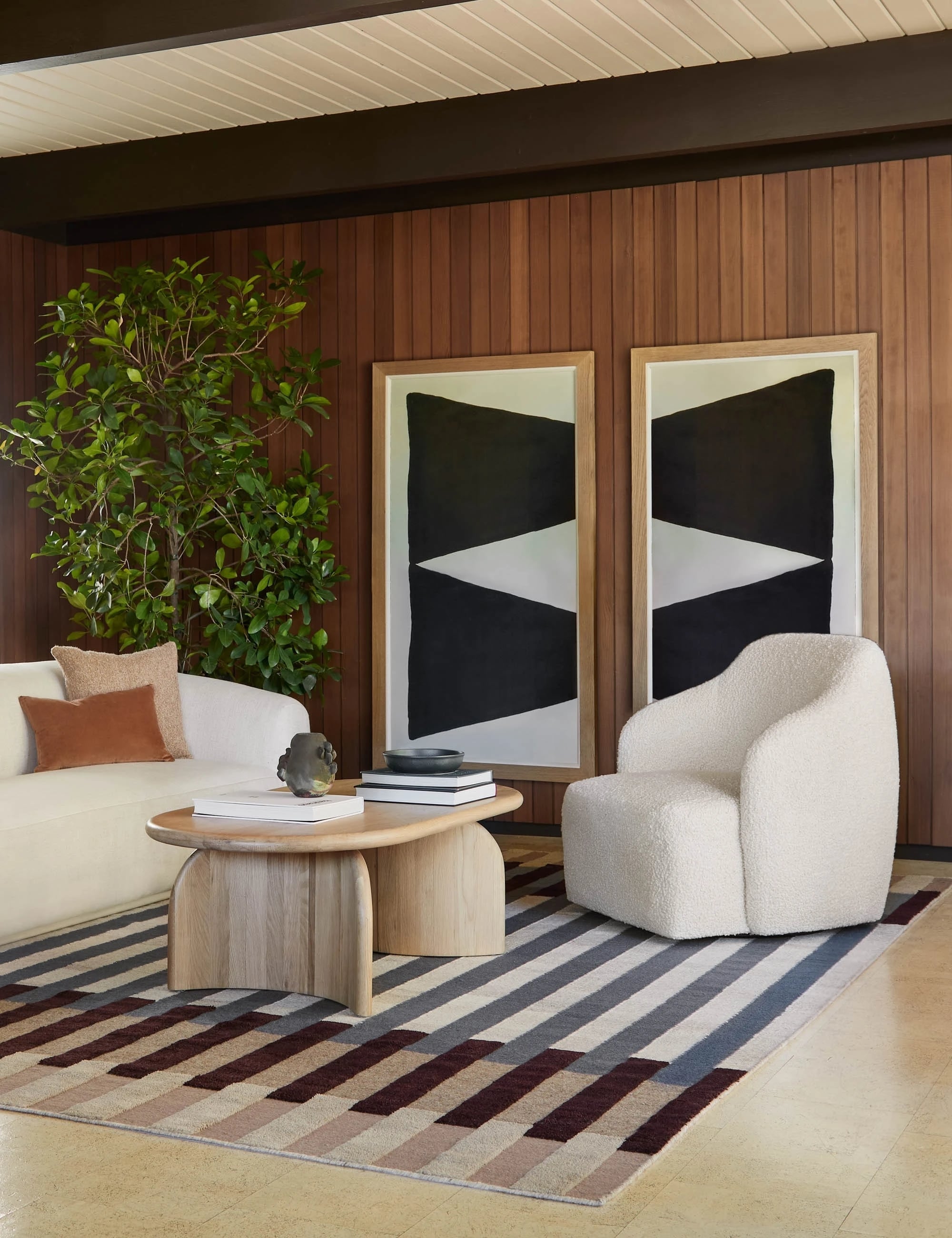 A Boucl Chair Lulu and Georgia Tobi Swivel Chair From Couches