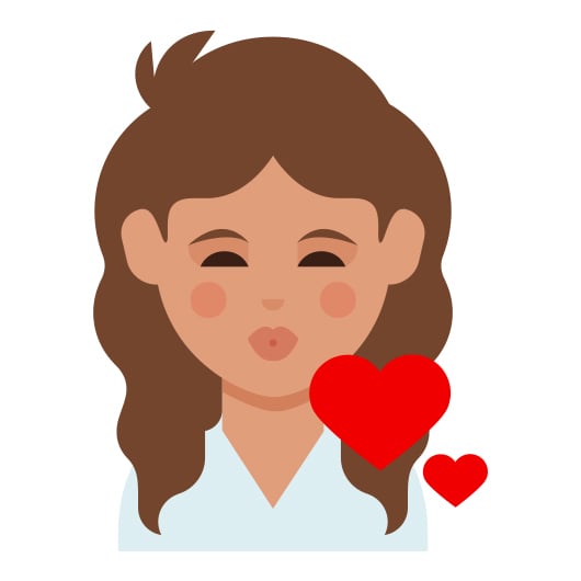 Emoji For Curly Hair and Dark Skin Tones