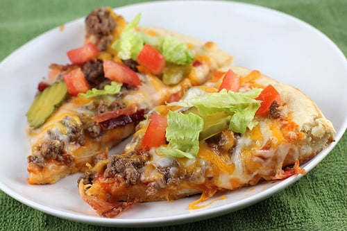 Cheeseburger Pizza