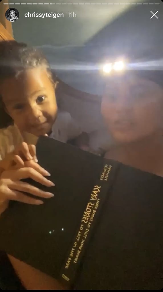 Chrissy Read Luna a Spooky Book