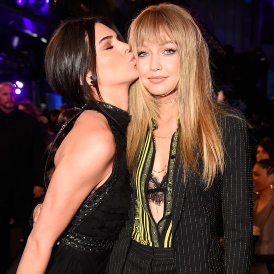 Kendall Jenner and Gigi Hadid at the MTV Movie Awards 2016