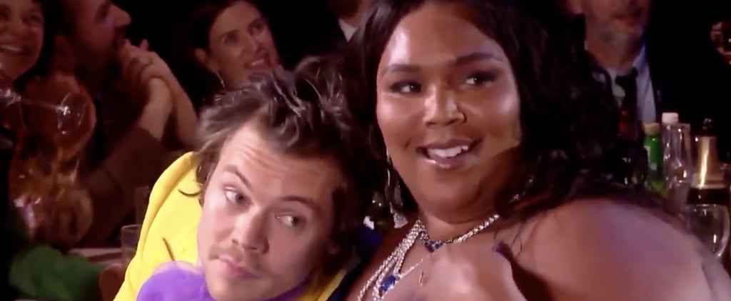 Lizzo Downing Harry Styles's Drink at the 2020 Brit Awards