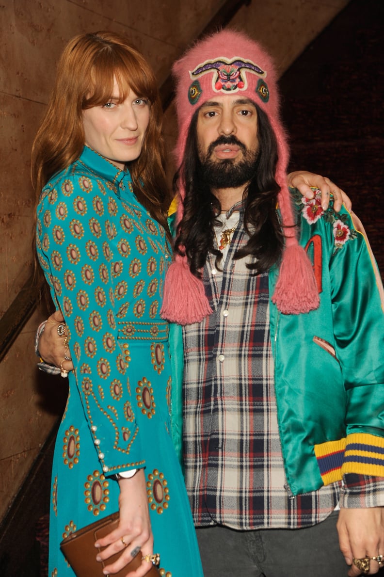 Florence Welch With Gucci Creative Director Alessandro Michele