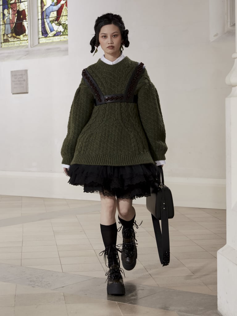 Simone Rocha Autumn 2021 Features Patchwork and Regencycore