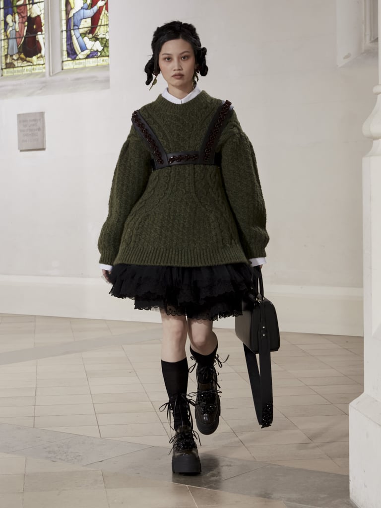 Simone Rocha Fall 2021 Features Patchwork and Regencycore