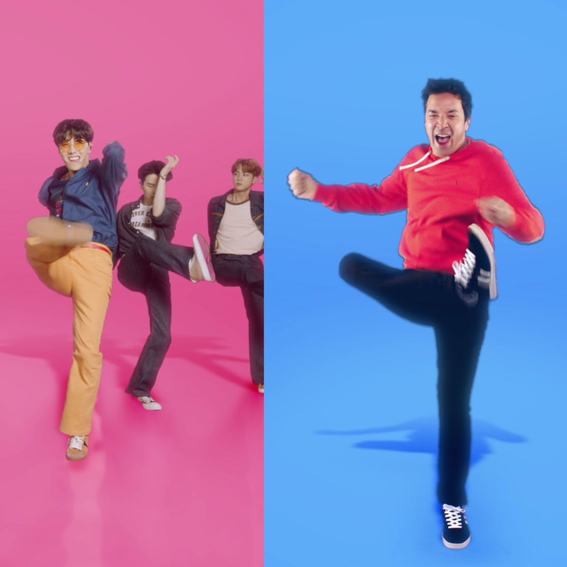 Bts Take Over The Tonight Show For Bts Week Popsugar Entertainment