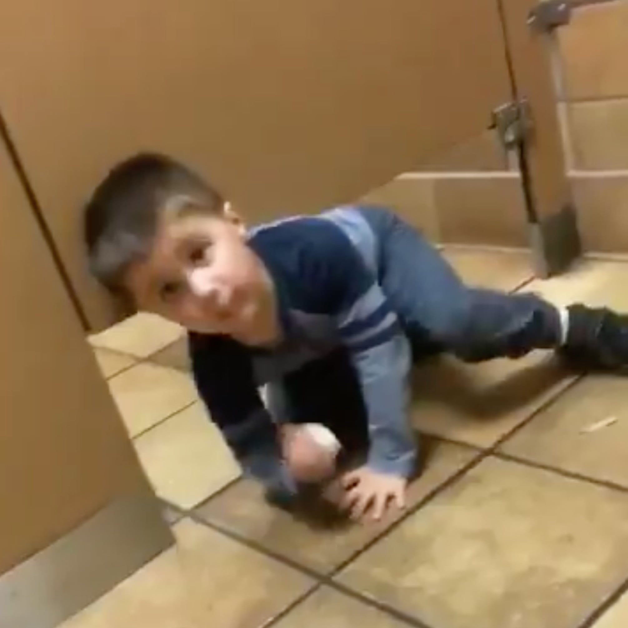 Toddler Interrupts Man In Chick Fil A Bathroom Popsugar Family