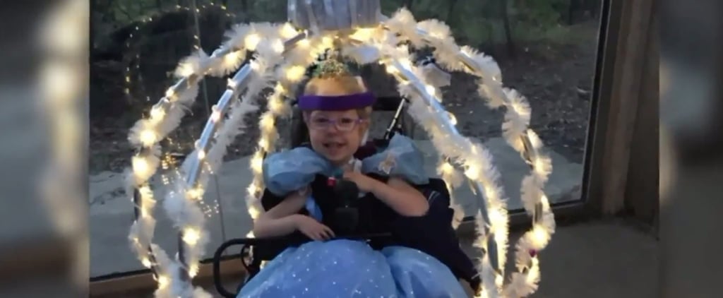Mom Turns Daughter's Wheelchair Into Princess Carriage