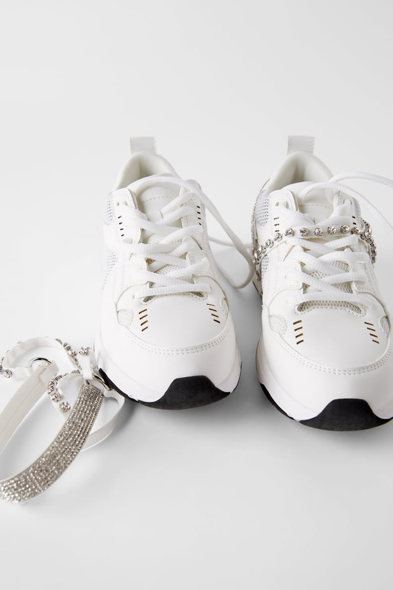 Zara Bejeweled Sneakers