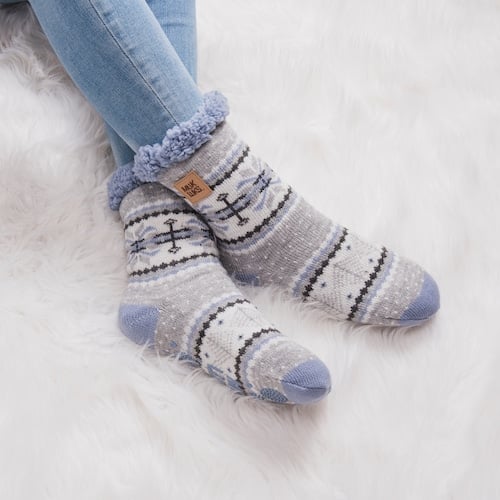 Muk Luks Patterned Cabin Slipper Socks