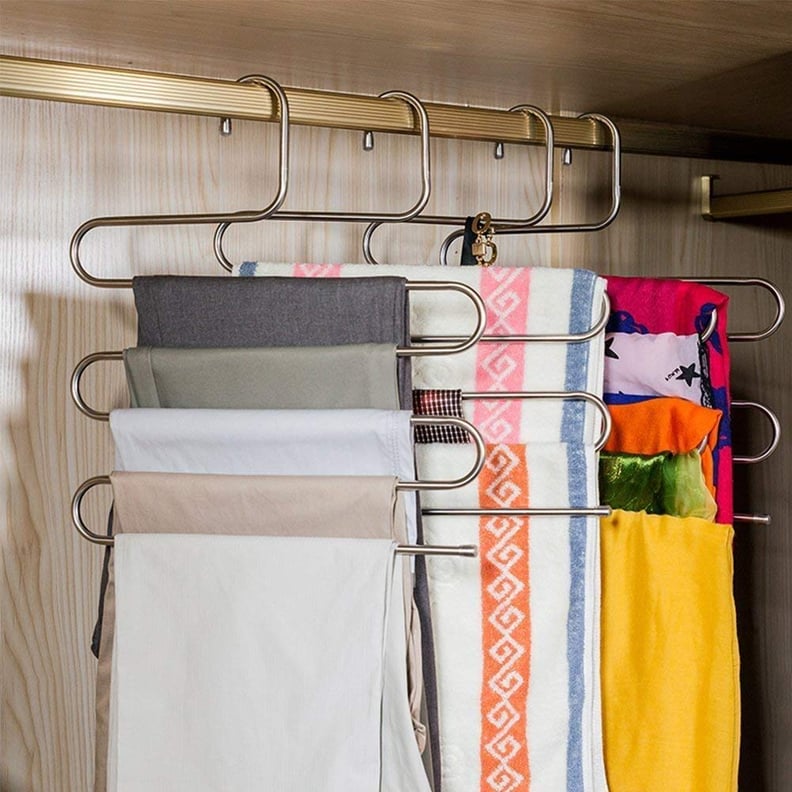 Best Pants Storage: Doiown S-Type Stainless Steel Clothes Hangers