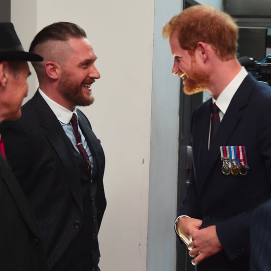 Photos of Tom Hardy and Prince Harry Together