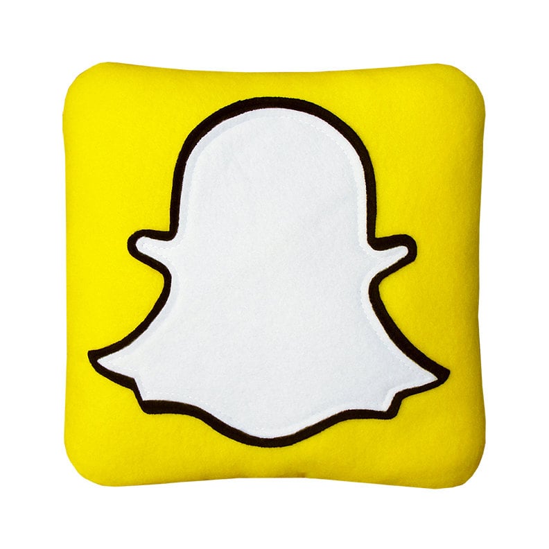Snapchat Pillow ($29)