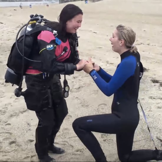 Woman Secretly Learns Scuba Diving to Propose to Girlfriend