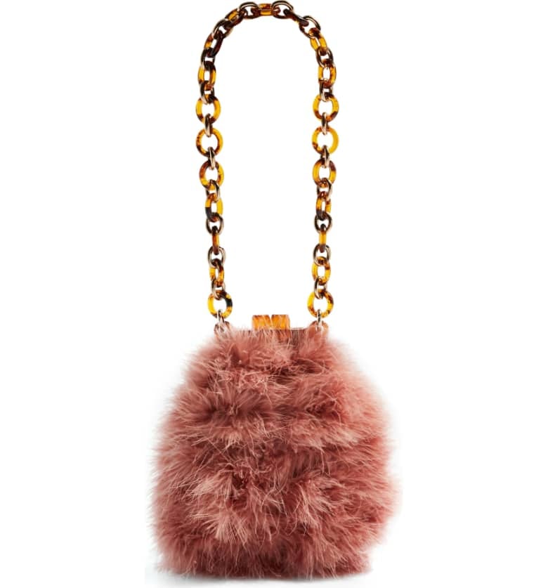 Marabou Feather Frame Handbag Best Bags For Women 2019