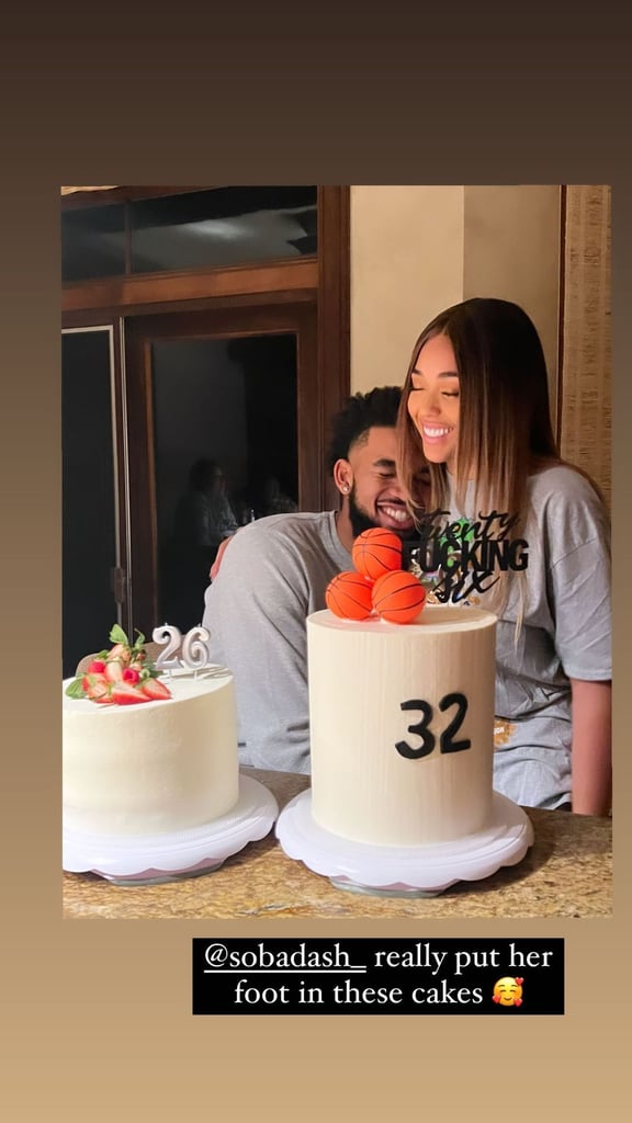 Jordyn Woods Surprises Karl-Anthony Towns For 26th Birthday