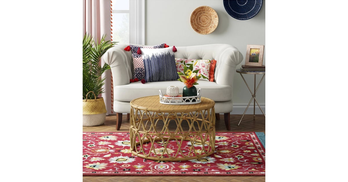 Mirabilis Floral Woven Area Rug Best Target Area Rugs POPSUGAR Home