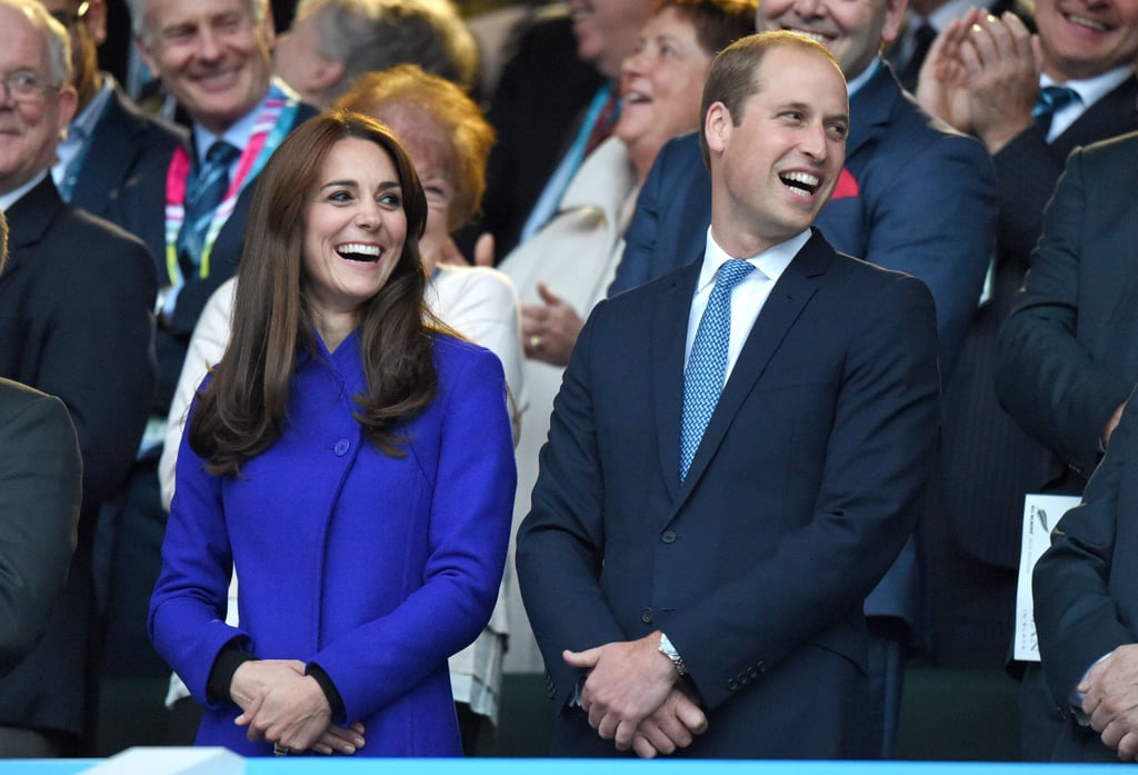 Kate Middleton Wearing Blue Reiss Coat