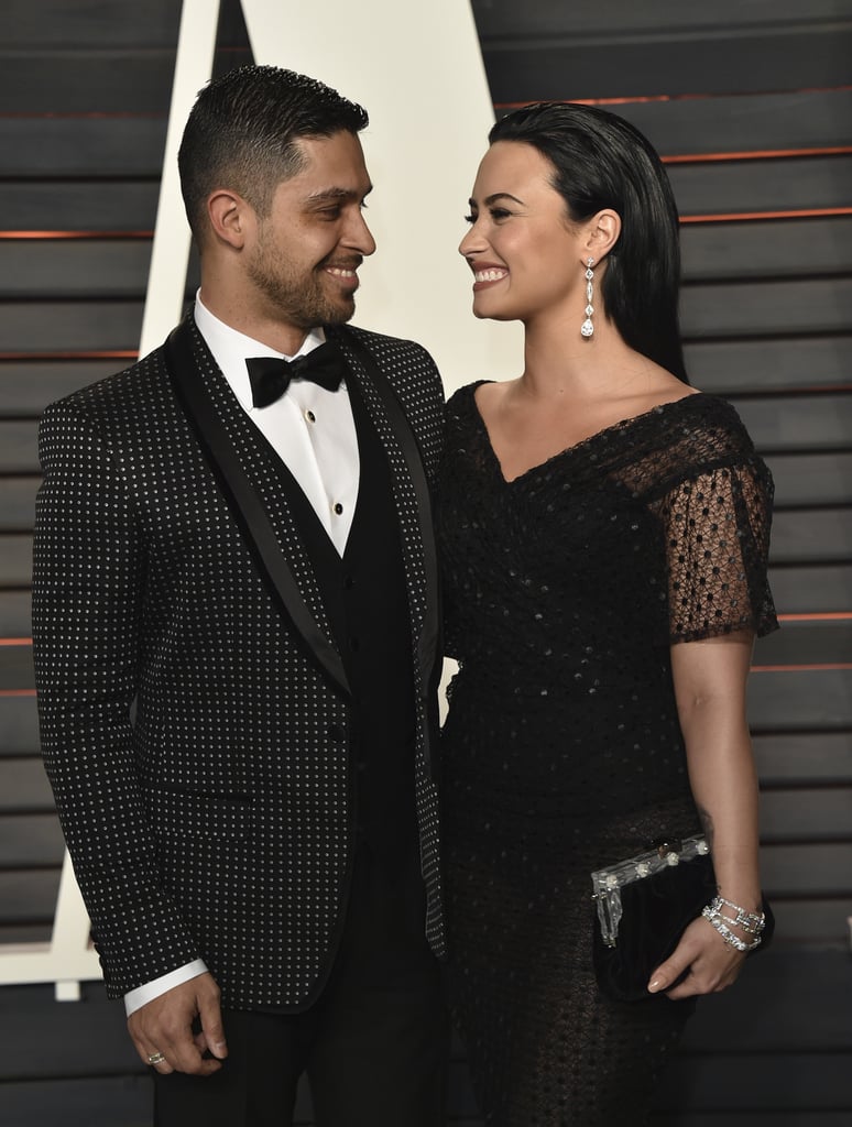 Demi Lovato Dress at Oscars Vanity Fair Party 2016