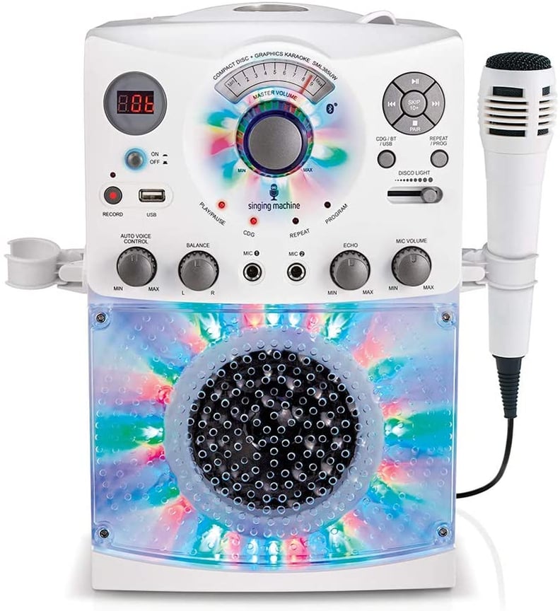 Gifts For Kids Who Love Music Under $100: Singing Machine Bluetooth Karaoke System