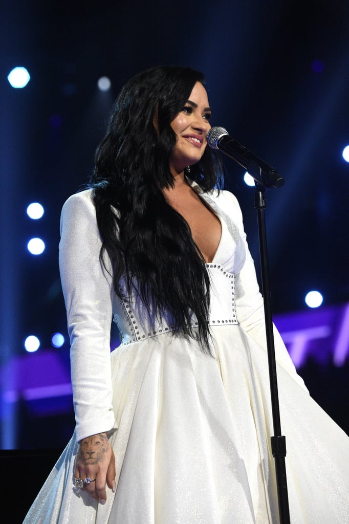 Demi Lovato's Christian Siriano Grammys Performance Gown