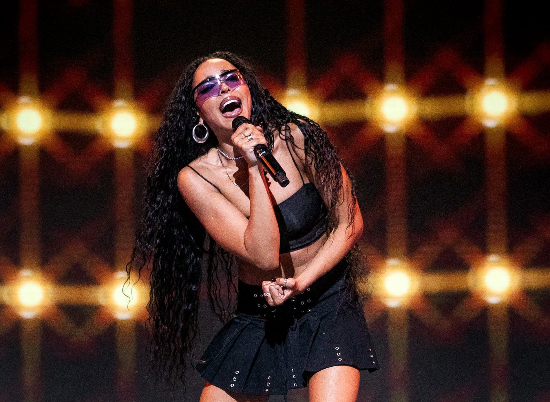 LOS ANGELES, CALIFORNIA - MAY 02: In this image released on May 02, 2021, Tinashe performs onstage during SHEIN Together Fest 2021 in Los Angeles, California. (Photo by Emma McIntyre/Getty Images for SHEIN Together Fest 2021)