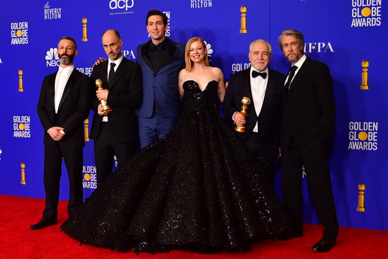 The Cast of Succession at the Golden Globes