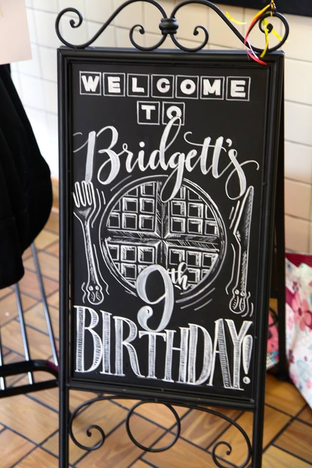 Waffle House Birthday Party