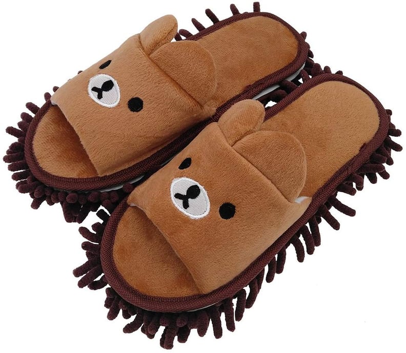 Selric Chenille Microfiber Washable Mop Slippers